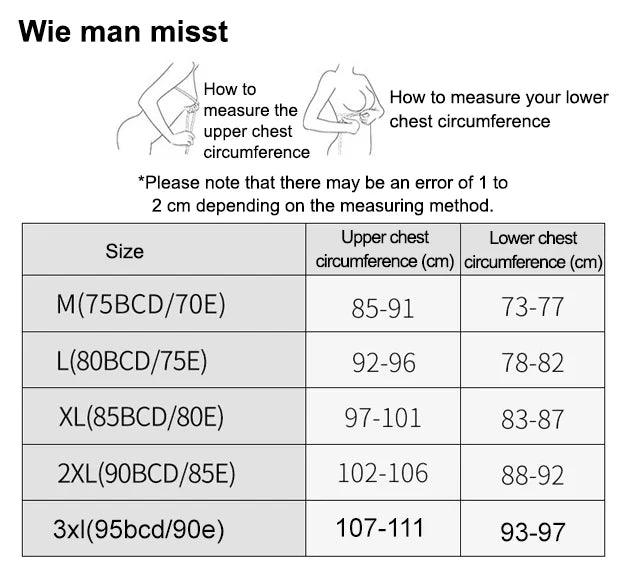 Anti-sagging large breast support Ice Silk bra ( Pack of 3 )