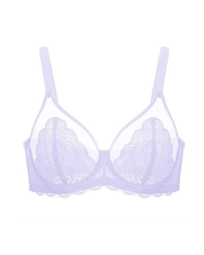 Women's Mermaid Scale Lace Unlined Bra