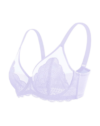 Women's Mermaid Scale Lace Unlined Bra