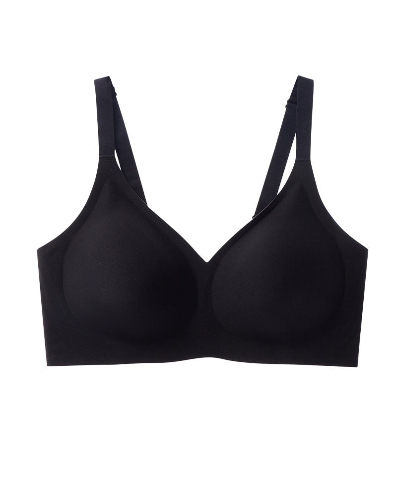 Women's Wire-Free Seamless Push-Up Comfortable Plus Size Bra