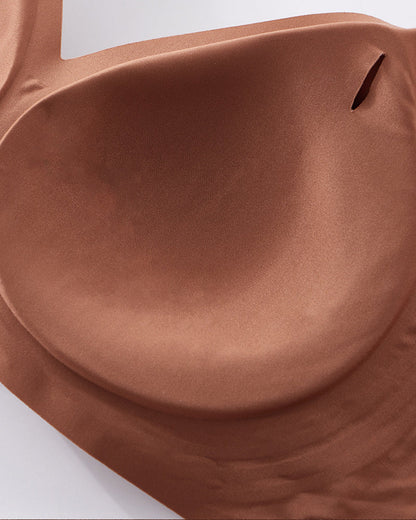 Women's Wire-Free Seamless Push-Up Comfortable Plus Size Bra