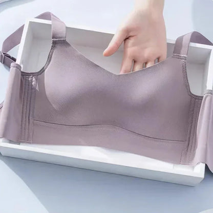 Anti-sagging large breast support Ice Silk bra ( Pack of 3 )