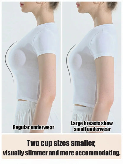 Anti-sagging large breast support Ice Silk bra ( Pack of 3 )